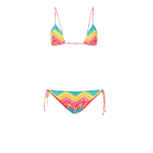 Valentino Chevron Lycra 24 Bikini Multicolor For Women