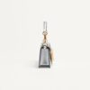 Valentino Garavani Loco Small Shoulder Bag 7.9in/ 20cm Silver Antique Brass Hardware For Women WB0K53HLF_GN5 - Image 5
