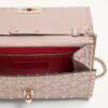 Valentino Garavani Rockstud Spike Crossbody Clutch Bag 9in/ 23cm Poudre Platinum Hardware For Women 7W2B0137NAP_P45 - Image 6