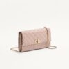 Valentino Garavani Rockstud Spike Crossbody Clutch Bag 9in/ 23cm Poudre Platinum Hardware For Women 7W2B0137NAP_P45 - Image 3