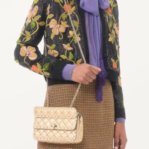 Alternative view of Valentino Garavani Rockstud Spike Small Crossbody Bag 7.9in/ 20cm Mekong Platinum Hardware For Women 7W2B0123IEW_CES
