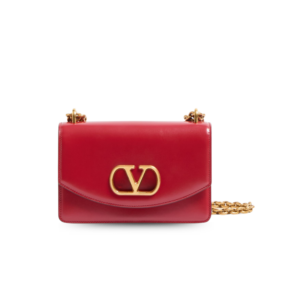 Valentino Garavani Vain Small Shoulder Bag 7.6in/ 19.5cm Rosso Antique Gold Hardware For Women 6W0B0R17GCB_0RO