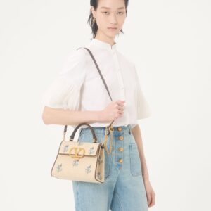 Alternative view of Valentino Garavani Vsling Small Handbag 8.7in/ 22cm Natural/ Multicolor Antique Gold Hardware For Women 8W0B0T48VGL_BBX