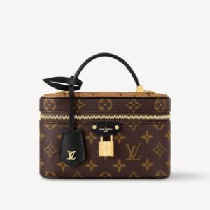 Louis Vuitton Vanity Chain Pouch Brown For Women 19cm / 7.5in M47125