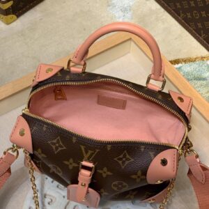 Alternative view of Louis Vuitton Petite Malle Souple Monogram Canvas Pink For Women, Women’s Handbags, Shoulder And Crossbody Bags 7.9in/20cm LV M45531