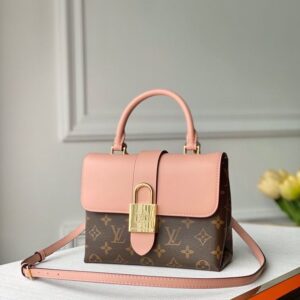 Louis Vuitton Locky BB Monogram Canvas Rose Poudre Pink For Women, Women’s Handbags, Shoulder And Crossbody Bags 7.9in/20cm LV M44080