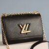 Louis Vuitton Twist MM Epi Black For Women, Women's Handbags, Shoulder And Crossbody Bags 9.4in/23cm LV - Image 3