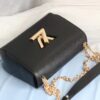Louis Vuitton Twist MM Epi Black For Women, Women's Handbags, Shoulder And Crossbody Bags 9.4in/23cm LV - Image 7