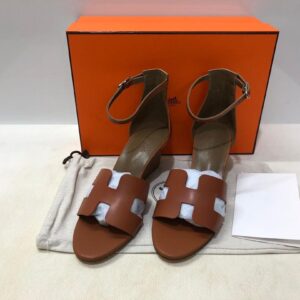 Hermes Legend Sandal Brown For Women, Women's Shoes H172196Z