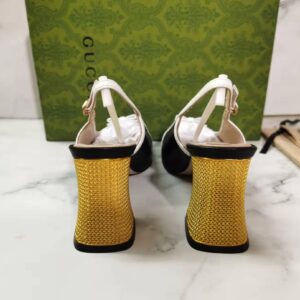 Alternative view of Gucci Women's Two-Tone Bow Pumps Black For Women GG