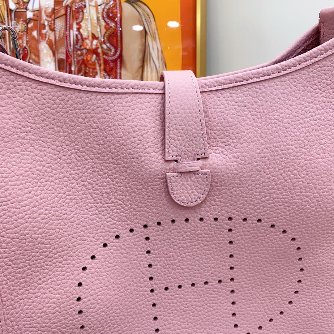 Hermes Evelyne III 29 Bag Pink With Silver-Toned Hardware For Women, Women's Shoulder And Crossbody Bags 11.4in/29cm - Image 2