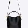 Saint Laurent Le 37 Crossbody Bag 9.8in/ 25cm Black Gold Hardware For Women 7428282R20W1000 - Image 3