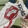 Gucci Men's Rhyton Sneakers With Mouth Print White Ivory For Men ‎552089 A9L00 9522 - Image 3