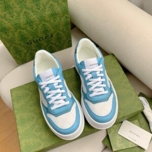 Gucci Men's GG Sneaker Light Blue Supreme For Men ‎700775
