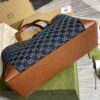 Gucci Ophidia GG Medium Tote Dark Blue And Ivory Eco Washed Organic GG Jacquard Denim For Women 15in/38cm GG 631685 2KQGG 8375 - Image 7