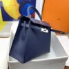 Hermes Kelly 28 Sellier Epsom Blue Bag For Women, Women's Handbags, Shoulder Bags 11in/28cm - Image 5