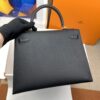 Hermes Kelly 28 Sellier Epsom Black Bag For Women, Women's Handbags, Shoulder Bags 11in/28cm - Image 4