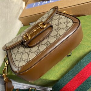 Alternative view of Gucci Horsebit 1955 GG Mini Bag Beige For Women, Women's Bags 8in/21cm GG