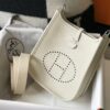 Hermes Evelyne 16 Amazone Bag Beige With Silver-Toned Hardware For Women, Women's Shoulder And Crossbody Bags 6.3in/16cm - Image 3