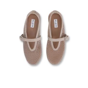 Alaia Ballet Flats In Fishnet Grege For Women - AA3A029TK061 - 824