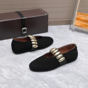 Alternative view of Alaia Jewel Ballet Flats Black For Women - AA3A053CK313 - 999