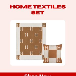 Bedding Set Hermes: Avalon Throw Blanket + Avalon Pillow