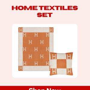 Bedding Set Hermes: Avalon Throw Blanket + Avalon Pillow