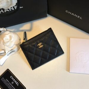 Alternative view of Chanel Flat Card Holder Black Bag For Women 11.5cm/4.5in