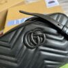 Gucci Marmont Matelasse Shoulder Bag Black For Women, Women's Bags 9.5in/24cm GG - Image 6