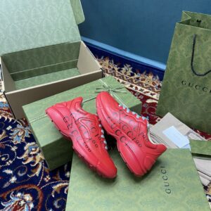 Alternative view of Gucci Men's 100 Rhyton Sneaker Red For Men 660938