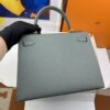 Hermes Kelly 28 Sellier Epsom Grey Bag For Women, Women's Handbags, Shoulder Bags 11in/28cm - Image 5