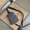 Louis Vuitton Outdoor Slingbag Taigarama Noir Black For Men, Men's Bags, Crossbody Bags 8.3in/21cm LV M30741 - Image 6