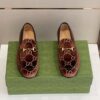 Gucci Men's Jordan GG Velvet Loafer Brown For Men 430088-9JT80-2091