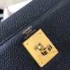 Hermes Kelly 32 Taurillon Clemence Blue Nuit Bag For Women, Women’s Handbags, Shoulder Bags 12.5in/32cm - Image 7