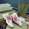 Gucci Men's Rhyton Sneakers With Gucci Hawaii Poppy Print White Ivory For Men 631708-DRW00-9522 - Image 4