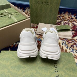 Alternative view of Gucci Men's Rhyton Sneakers With Logo Gucci White Ivory For Men 500878 DRW00 9522