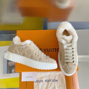 Alternative view of Louis Vuitton Time Out Sneakers Beige For Women