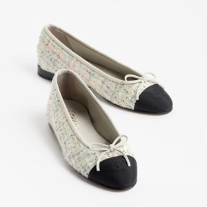 Alternative view of Chanel Ballet Flats Light Yellow For Women G02819 B17930 NZP28