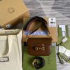 Gucci Horsebit 1955 GG Mini Bag Brown For Women, Women's Bags 8in/21cm GG - Image 7