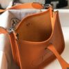 Hermes Evelyne 16 Amazone Bag Orange With Silver-Toned Hardware For Women, Women's Shoulder And Crossbody Bags 6.3in/16cm - Image 3