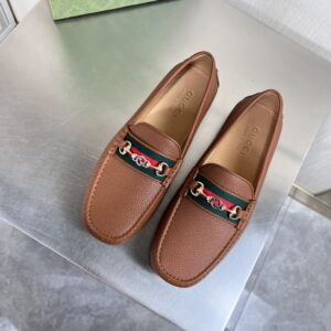 Alternative view of Gucci Men's Loafers With Web Details Brown For Men 6246981