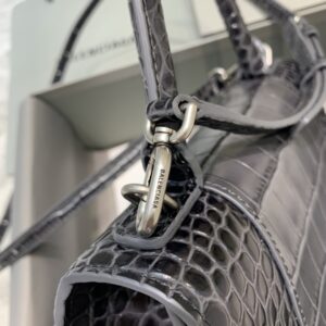 Alternative view of Balenciaga Hourglass Small Handbag In Dark Grey, For Women, Women's Bags 9in/23cm 5935461LR6Y1309