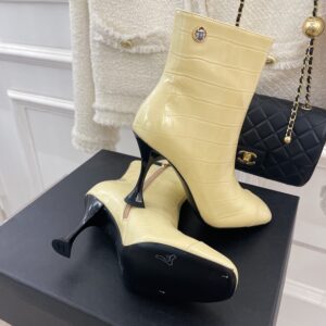 Chanel Women's Short Boots Beige For Women