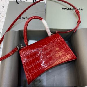 Alternative view of Balenciaga Hourglass Small Handbag In Red, For Women, Women's Bags 9in/23cm