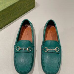 Gucci Men's Horsebit Driver Green For Men 674254 UDU00 3120