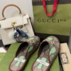 Gucci Men's GG Slipper With Horsebit Brown in Pineapple Print For Men GG Shoes ‎694249 - Image 3