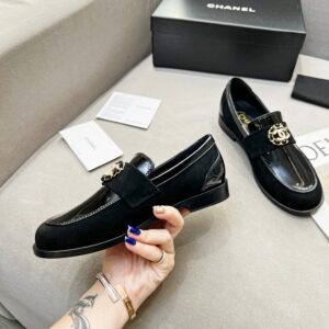 Alternative view of Chanel Women's Loafers Black For Women G39606 Y56272 94305