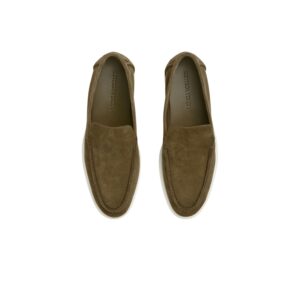Bottega Veneta Astaire Suede Loafer Mustard For Men - 786865V3Y302328