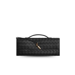 Bottega Veneta Andiamo Clutch Black For Women 31cm/12.2in 741511VCPP31019