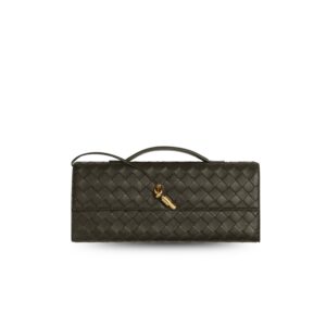 Bottega Veneta Andiamo Clutch Kaki For Women 31cm/12.2in 741511VCPP33387